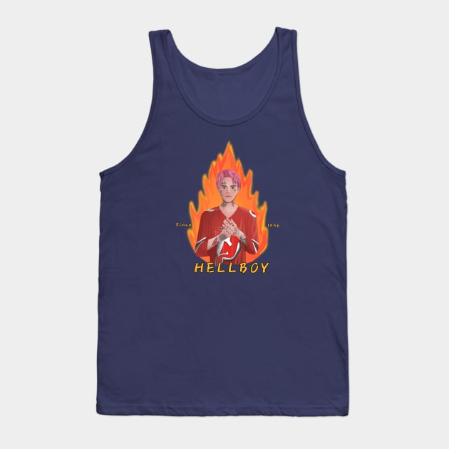 Hellboy - Lil Peep Tank Top by Hizzaki